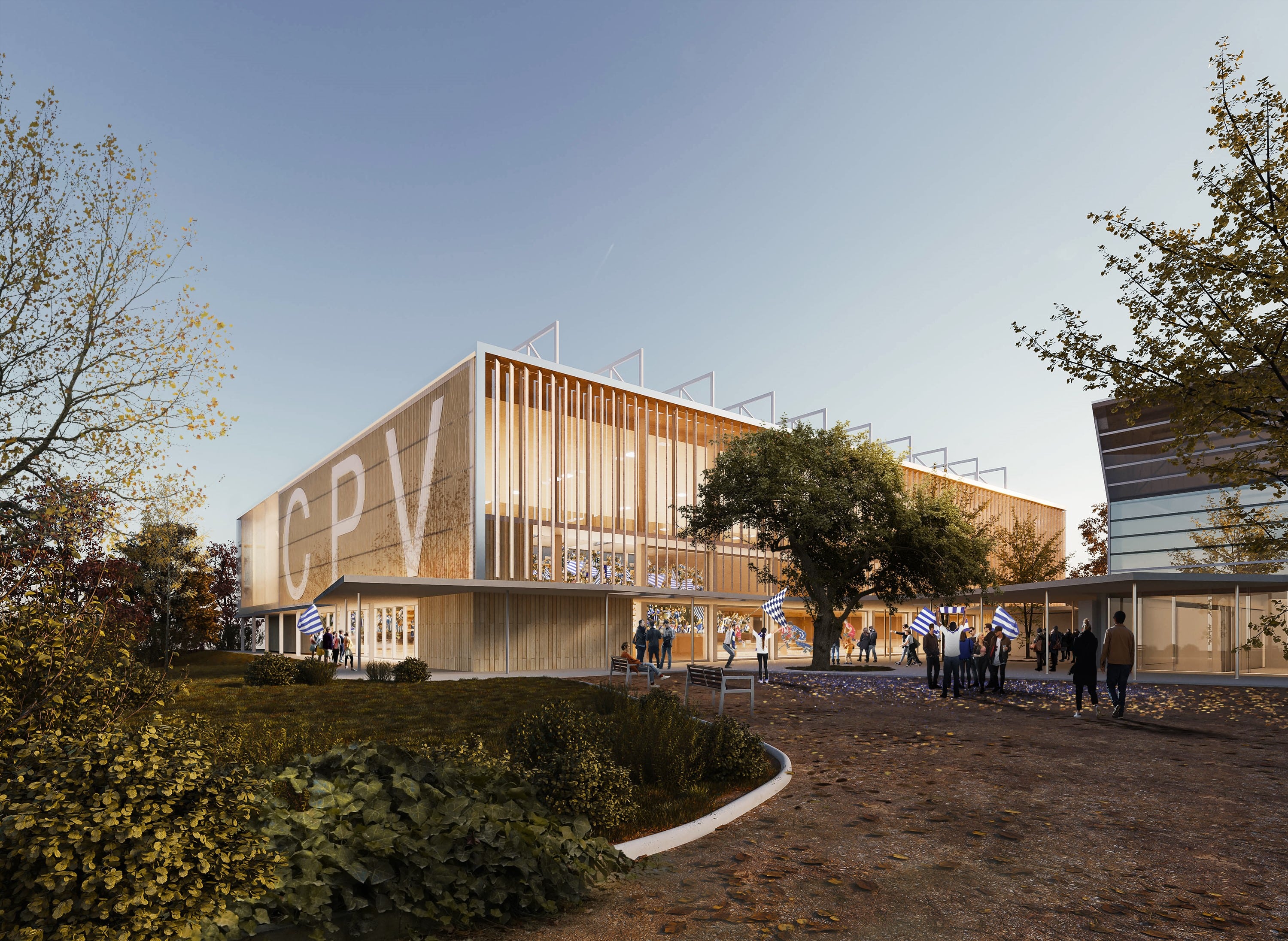 render and visualization bcq arquitectura pich architects inef concurs de projectes seu d'urgell